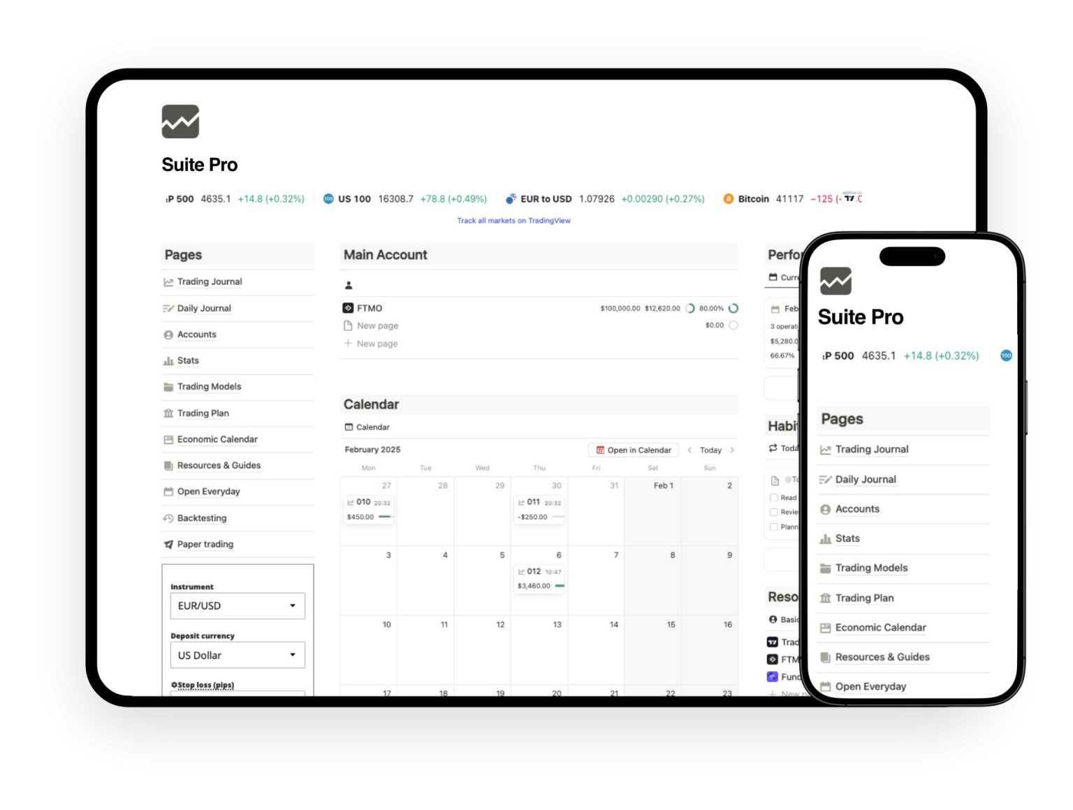 Free Trading Journal (Notion Template + Examples) fxpabs